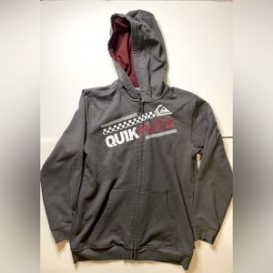 Quicksilver Men’s Zip-Up Hoodie, Size L